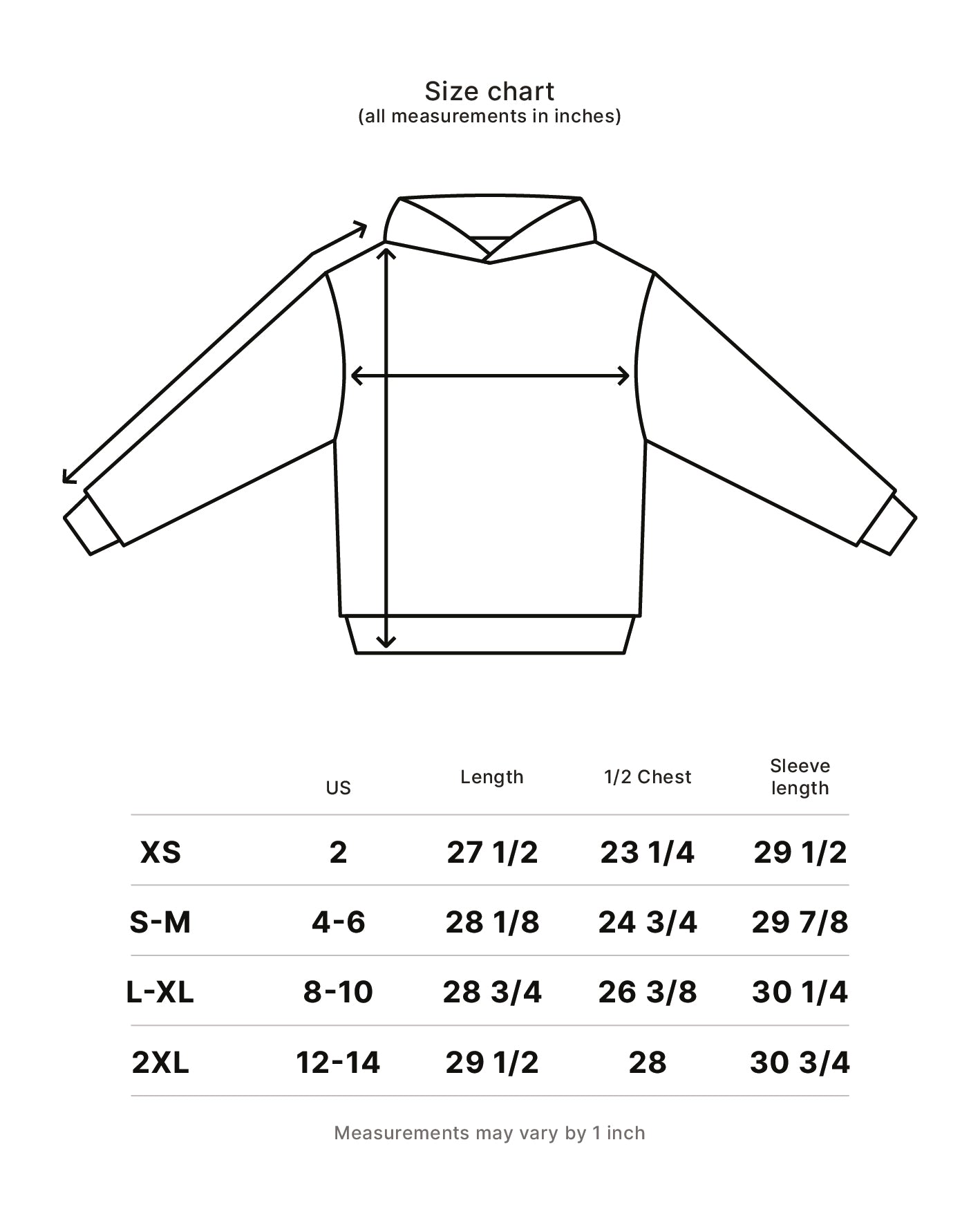 Hoodie black