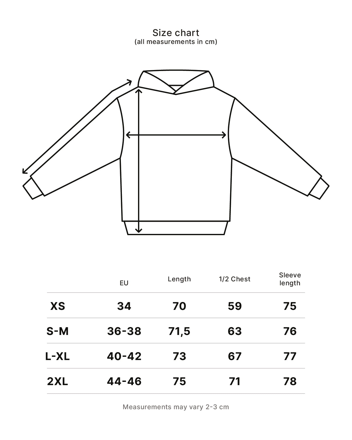 Hoodie black